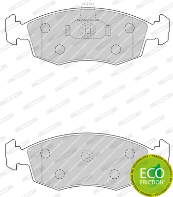 Дисковые тормозные колодки комплект FERODO FDB4735