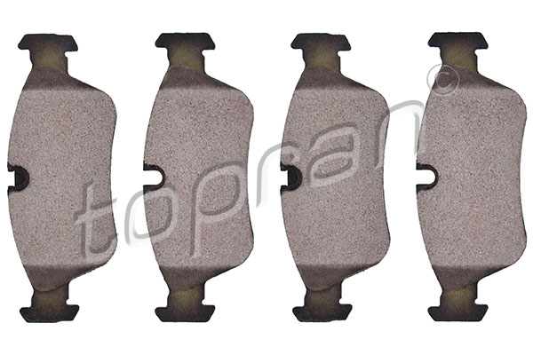 Set brake pads HANS PRIES/TOPRAN 501243