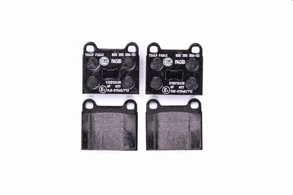 Колодки тормозные дисковые HELLA/BEHR/PAGID 8DB355006-531