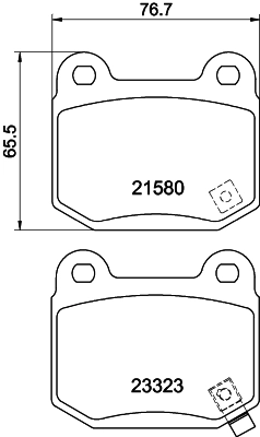Колодки тормозные дисковые HELLA/BEHR/PAGID 8DB355010691