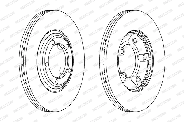 Диск тормозной FERODO DDF826