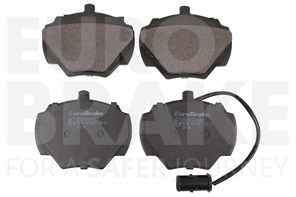 Тормозные колодки дисковые задние EUROBRAKE 5502224005