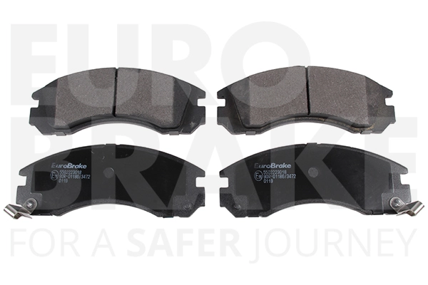 Тормозные колодки дисковые передние EUROBRAKE 5502223018