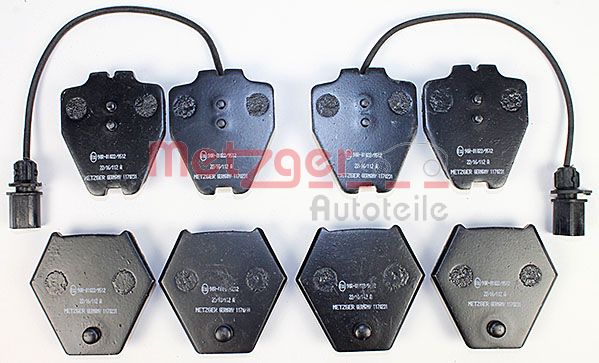 Колодки тормозные дисковые METZGER 1170231