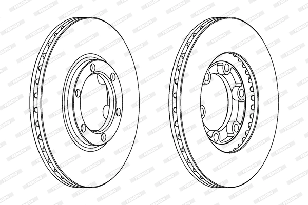 Диск тормозной FERODO DDF385