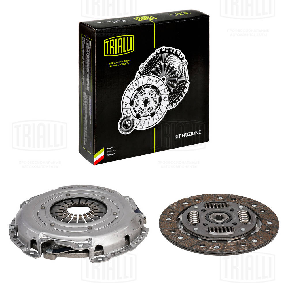Комплект сцепления без муфты для автомобилей ford focus ii (05-) 1.4i/1.6i focus i 1.6i/1.8i (аналог sachs) TRIALLI FR 1004