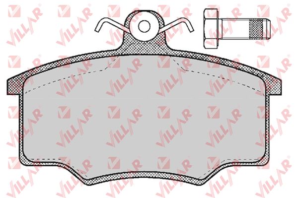 Колодки тормозные дисковые VILLAR 626.0187