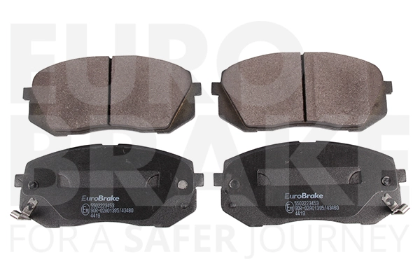 Тормозные колодки дисковые передние EUROBRAKE 5502223453