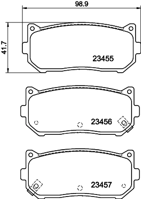 Колодки тормозные дисковые HELLA/BEHR/PAGID 8DB355009341