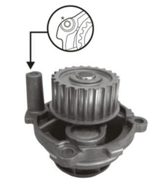 Водяной насос MAHLE/KNECHT CP8000S