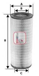 Фильтр воздушный SOFIMA S 7601 A