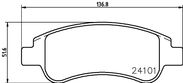 Колодки тормозные дисковые HELLA/BEHR/PAGID 8DB355011-521
