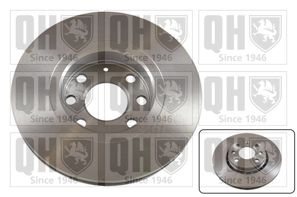 Тормозной диск QUINTON HAZELL BDC3826