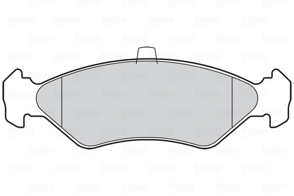 Колодки торм пер VALEO 301171