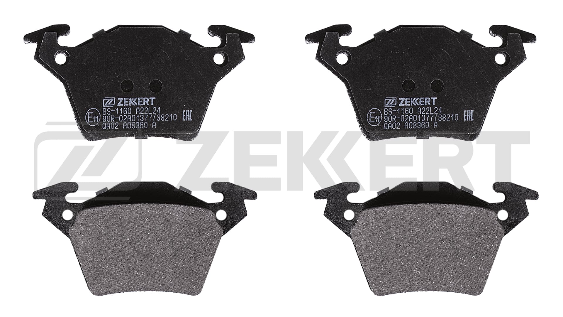 Колодки тормозные ZEKKERT BS1160