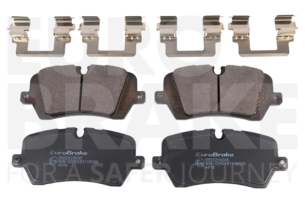 Колодки тормозные дисковые EUROBRAKE 5502224035