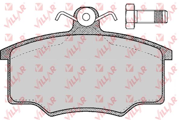 Колодки тормозные дисковые VILLAR 626.0188