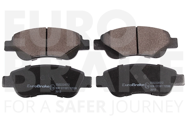 Комплект тормозных колодок. дисковый тормоз EUROBRAKE 5502224572