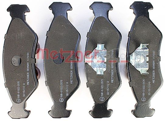 Колодки тормозные дисковые METZGER 1170181
