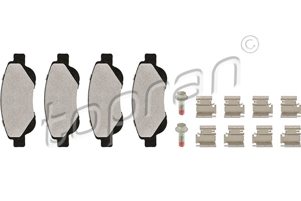 Set brake pads HANS PRIES/TOPRAN 723103