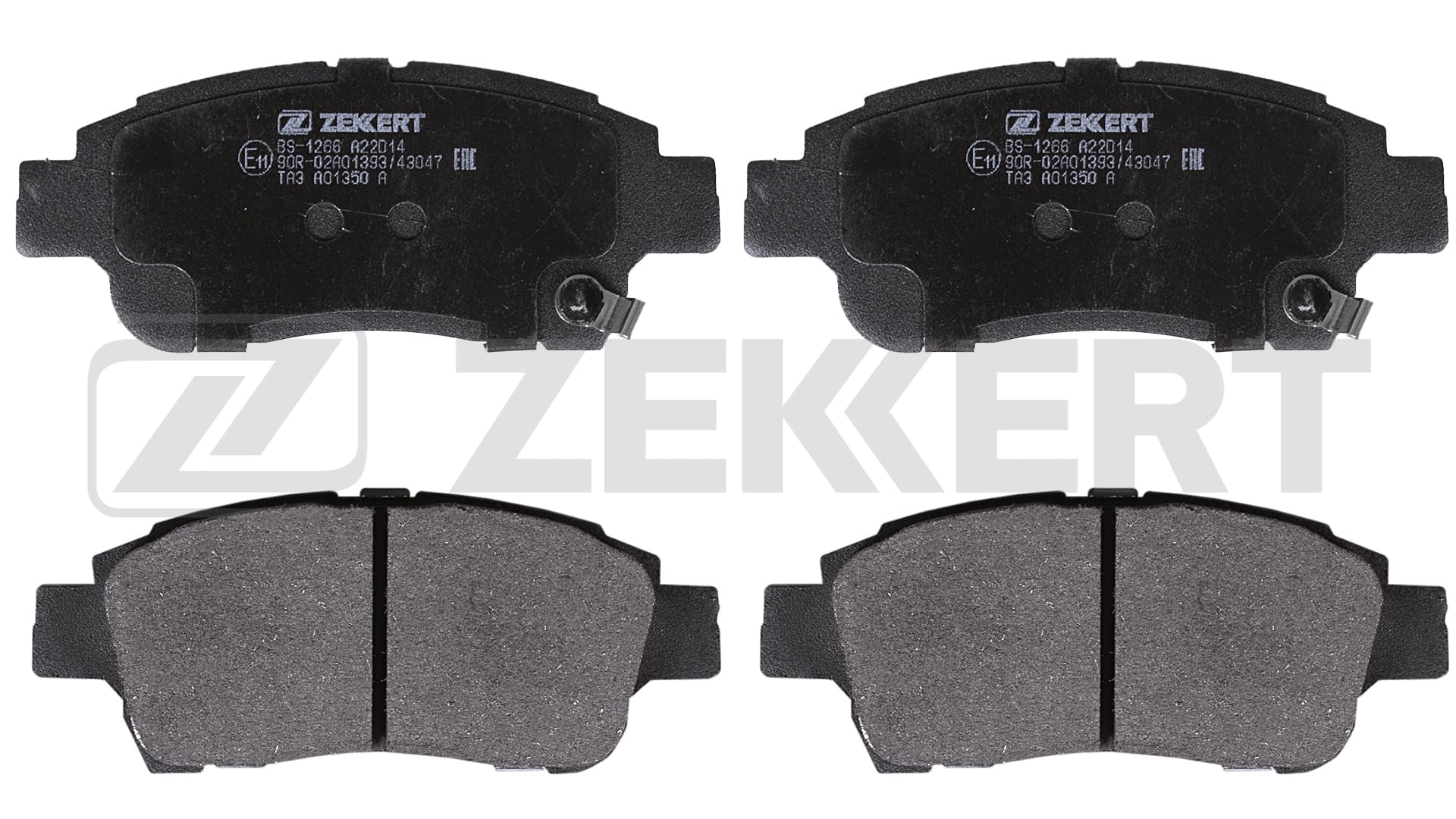 Колодки тормозные ZEKKERT BS1266