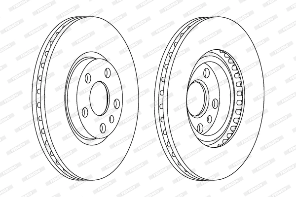 Диск тормозной FERODO DDF760