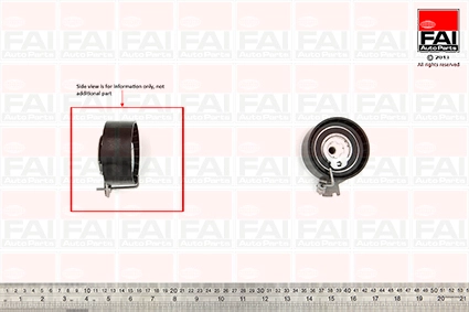 Ролик натяжной ремня грм FAI AUTOPARTS T9778