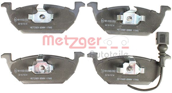Колодки тормозные дисковые METZGER 1170002