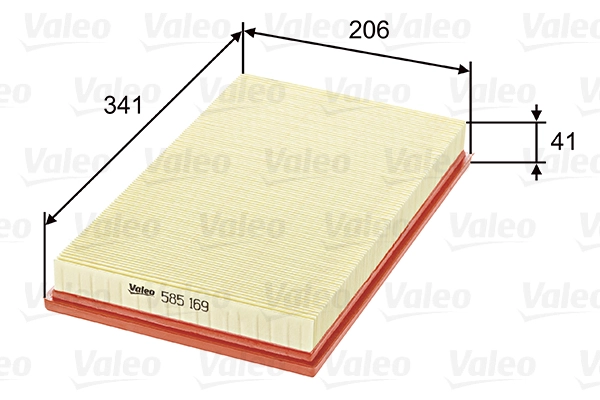 Фильтр воздушный VALEO 585169