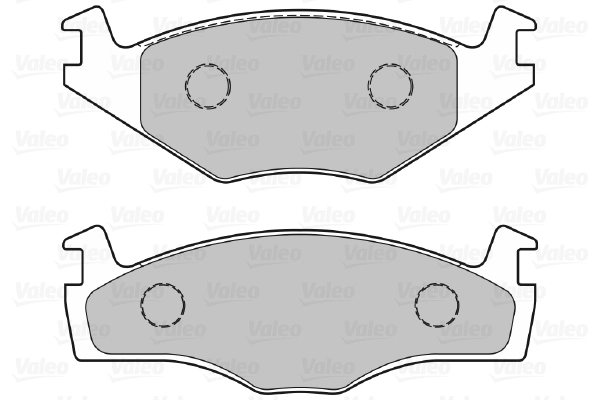 Колодки тормозные дисковые VALEO 301128