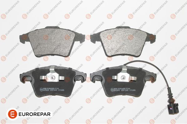Колодки тормозные дисковые EUROREPAR 1639374080