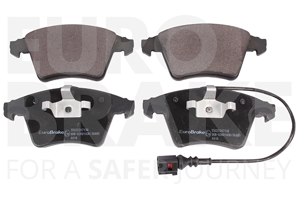 Тормозные колодки дисковые передние EUROBRAKE 55022247134