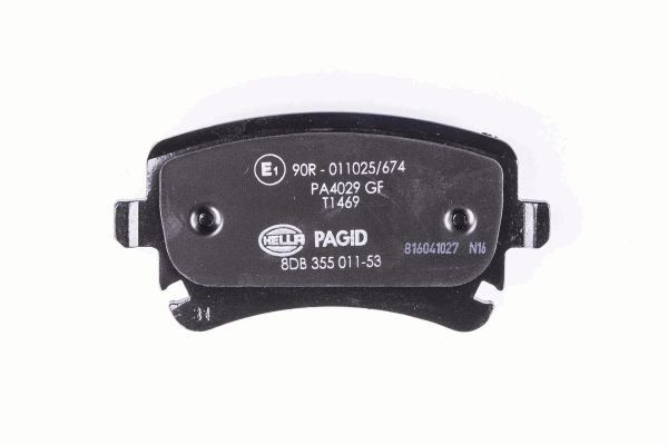 Колодки тормозные дисковые HELLA/BEHR/PAGID 8DB355011-531