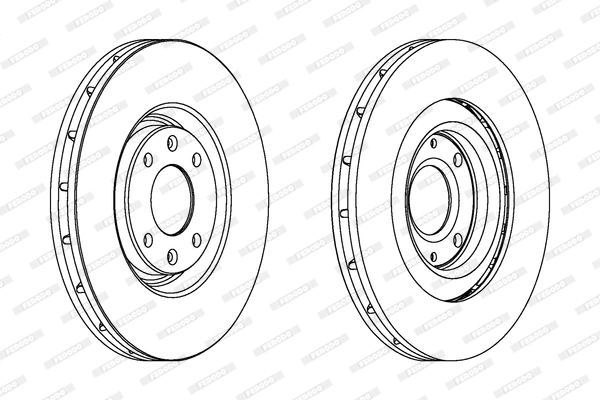 Диск тормозной FERODO DDF1065