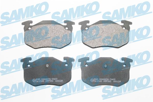 Колодки тормозные дисковые SAMKO 5SP582
