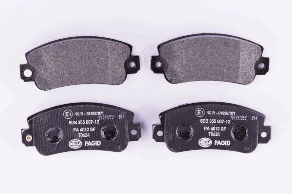 Колодки тормозные дисковые HELLA/BEHR/PAGID 8DB355007-121