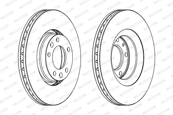 Диск тормозной FERODO DDF1103
