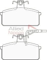 Тормозные колодки дисковые ALLIED NIPPON ADB1204