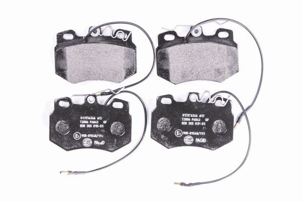 Колодки тормозные дисковые HELLA/BEHR/PAGID 8DB355015511