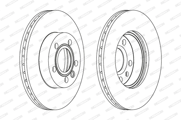 Диск тормозной FERODO DDF1010