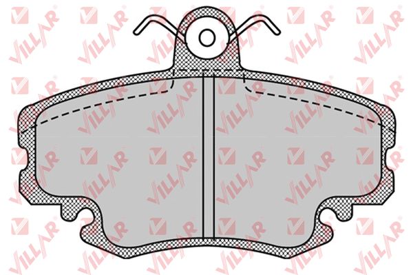 Колодки тормозные дисковые VILLAR 626.1107