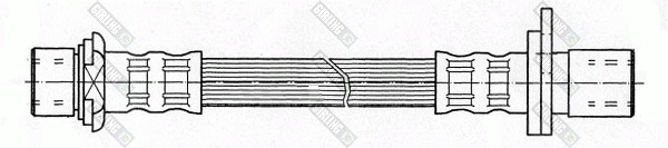 Шланг тормозной GIRLING 9001388