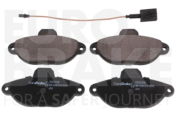 Тормозные колодки дисковые передние EUROBRAKE 5502222590