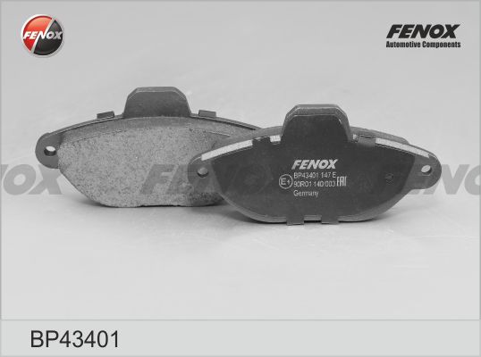 Колодки тормозные дисковые FENOX BP43401