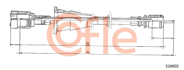 Трос спидометра COFLE 92.S24005