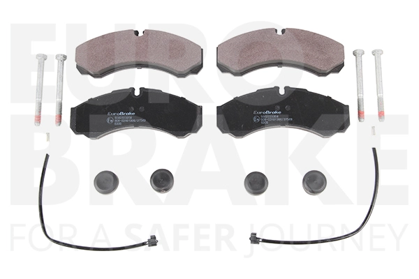 Колодки тормозные дисковые EUROBRAKE 5502223358