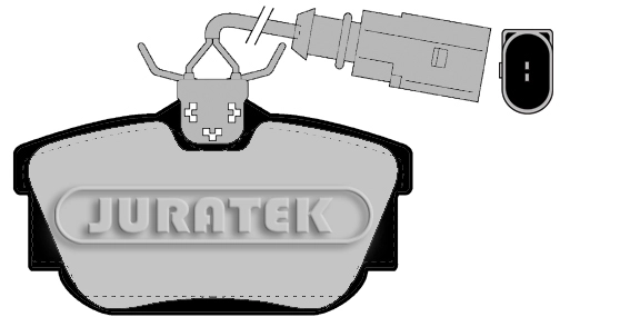 Колодки тормозные дисковые JURATEK JCP201