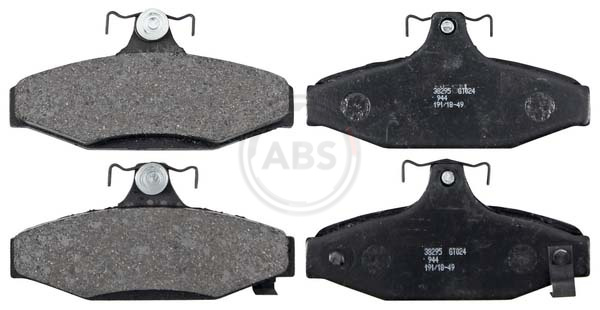Колодки тормозные задние A.B.S. 38295