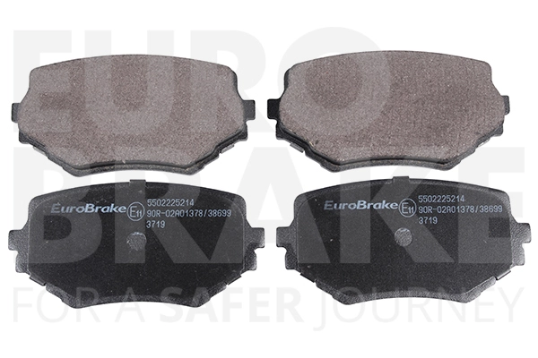 Тормозные колодки дисковые передние EUROBRAKE 5502225214