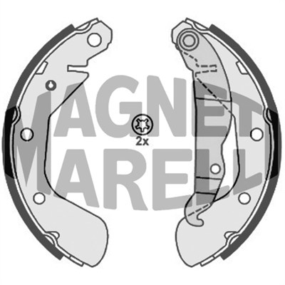 Тормозные колодки MAGNETI MARELLI 360219192214